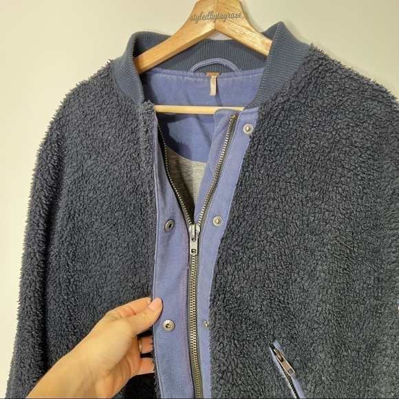 Free People Sherpa Bomber Jacket - Picture 11 of 13